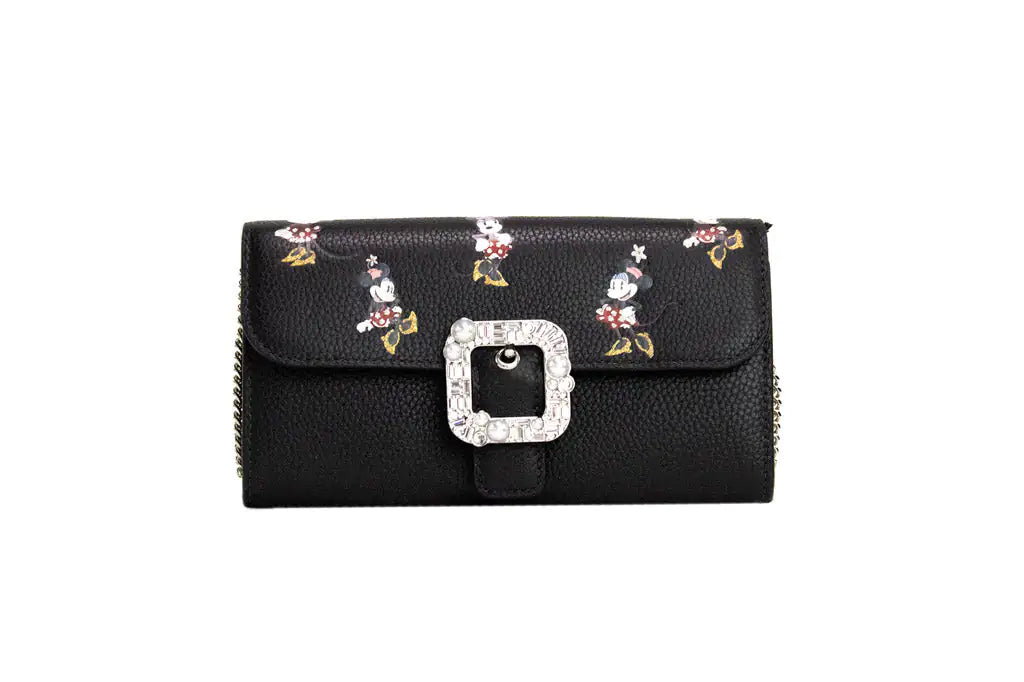 Kate Spade X Disney Black Minnie Mouse Wallet Crossbody