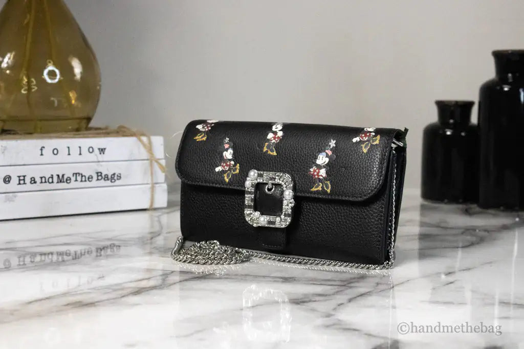Kate Spade X Disney Black Minnie Mouse Wallet Crossbody
